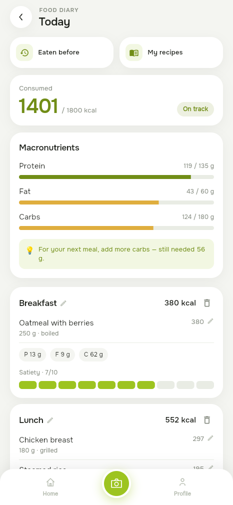 A diary without the chore